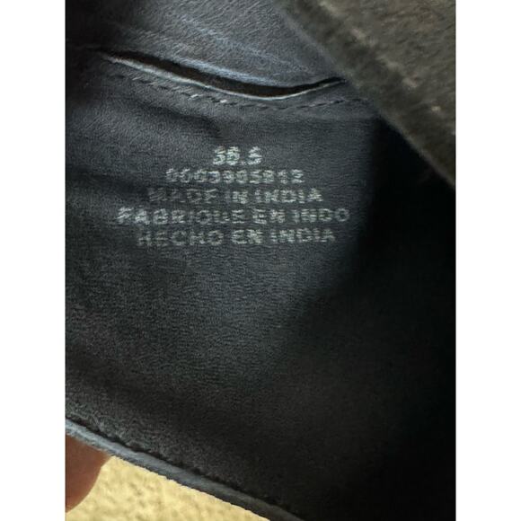 Free People Charm Double-V Suede Pull On Ankle Boots in Navy size 36.5 (6) - Picture 11 of 16